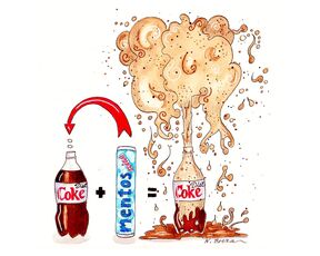 Mentos vs Coca Cola