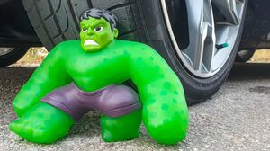 Crushing Crunchy & Soft Things by Car! EXPERIMENT CAR vs Squishy Orbeez HULK