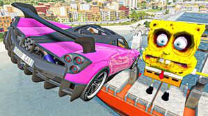 DEADLIEST Ramp Jumps Over Skull Gate - BeamNG Drive Cars High Speed Jump Crashes | Good Cat