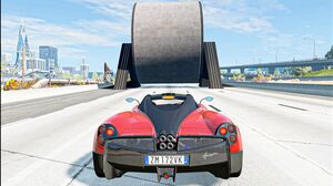 BeamNG Drive - Cars vs Giant Roller | Satisfying Cars Crashes Compilation