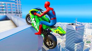 GTA 5 Spiderman Epic Jumps #11 ( Spider-Man Stunts & Fails )