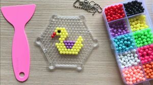 ĐỒ CHƠI HẠT NHỰA KẾT DÍNH BẰNG NƯỚC THẦN, TÔ MÀU CÔNG CHÚA - Magic plastic beads (Chim Xinh channel)