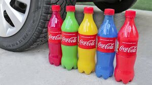 Experiment Car vs Rainbow Coca Cola, Slime, Piping Bags | Crushing Crunchy & Soft Things by Car!