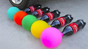 Experiment Car vs Coca Cola & Balloons, Floral Foam, Slime | Crushing Crunchy & Soft Things by Car!