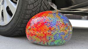 Experiment Car vs Giant Orbeez Water Balloon, Floral Foam | Crushing Crunchy & Soft Things by Car!