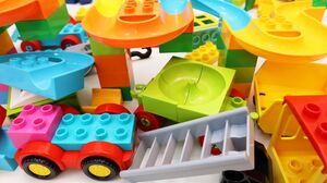 Satisfying Building Blocks Marble Run Cars & Trucks