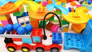 Satisfying Building Blocks Marble Run Cars & Trucks # 3