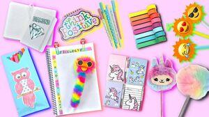 6 DIY SUPER CUTE SCHOOL SUPPLIES - EASY BACK TO SCHOOL HACKS