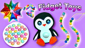 POP IT! 7 DIY EASY FIDGET TOYS IDEAS by GIRL CRAFTS