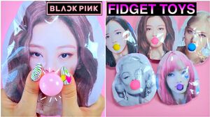 DIY - BLACKPINK FIDGET TOYS IDEAS - BLACKPINK PAPER SQUISHY - Blackpink are Blowing Bubble Gum :)