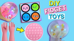 POP IT!! 6 DIY AMAZING FIDGET TOY IDEAS - Viral TIK TOK Fidget Toys Videos