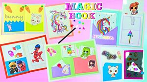 6 DIY - MAGIC PAPER CRAFT IDEAS - MAKE MAGIC and FUNNY GAME BOOK