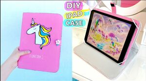 DIY UNICORN TABLET CASE - IPAD CASE IDEA FROM WASTE CARDBOARD