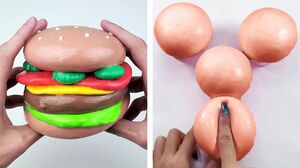 Oddly Satisfying Slime ASMR No Music Videos - Relaxing Slime 2021 - 216