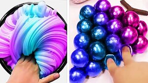 Oddly Satisfying Slime ASMR No Music Videos - Relaxing Slime 2020 - 139