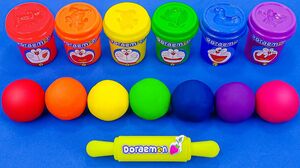 Satisfying Video l How To Make Rainbow Balls With Playdoh Cutting ASMR #264 Bon Bon