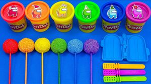 Satisfying Asmr l How To Make Rainbow Lollipop Candy With Foam Cutting ASMR #217​ Bon Bon