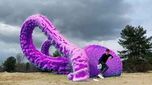 EXPERIMENT : Big Rose Worm Toothpaste From Coca-cola ,Sprite ,Fanta , Mirinda and MENTOS