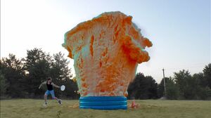 EXPERIMENT : Foam Eruption From Big UnderGround Swimming Pool. Сoca-cola ,Fanta ,Mirinda vs Mentos