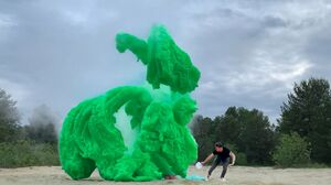 EXPERIMENT : Big Green Demon Eruption From Coca-cola ,Sprite ,Fanta , Mirinda and MENTOS