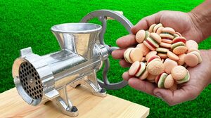 Candy Hamburger vs Meat Grinder