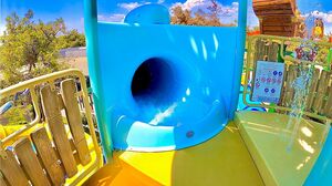 Dark Hole Water Slide at AquaJoy Water Park