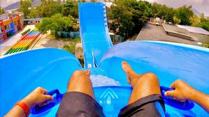 Tsunami Water Slide at Splash Jungle Water Park