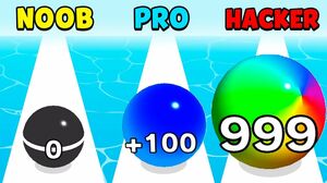 NOOB vs PRO vs HACKER - Calculate Ball