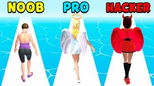 NOOB vs PRO vs HACKER - Go To Heaven