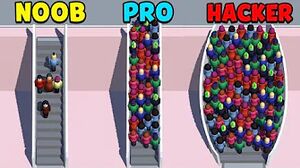 NOOB vs PRO vs HACKER - Escalators