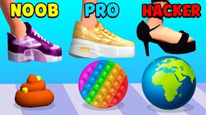 NOOB vs PRO vs HACKER - Tippy Toe 3D