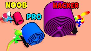 NOOB vs PRO vs HACKER - Spiral Craft 3D